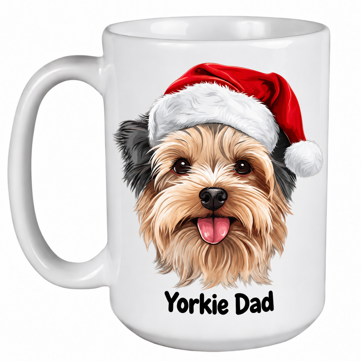 Rescue Roast® Yorkie Christmas mug – Dad