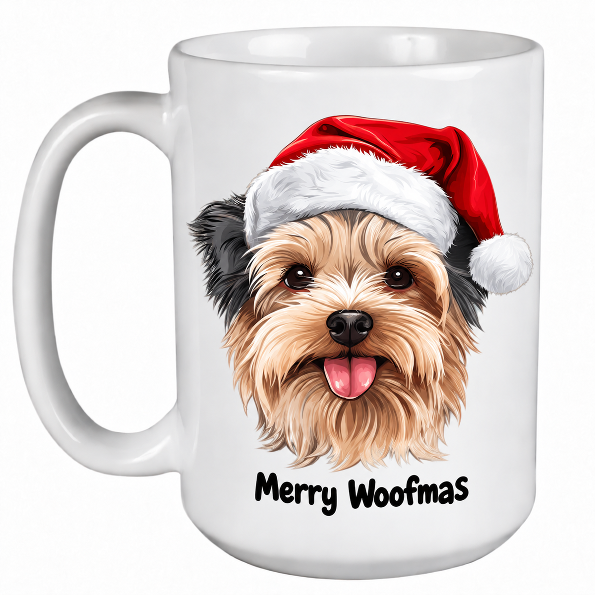 Rescue Roast® Yorkie Christmas mug – Woofmas