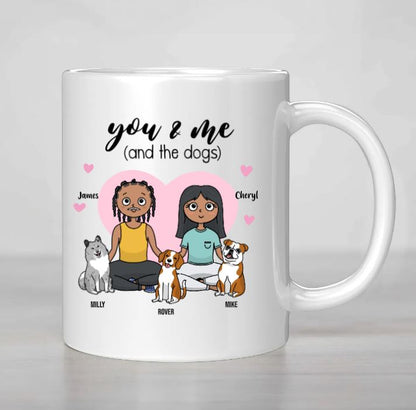Personalised Mug - You, Me and the Dog(s)